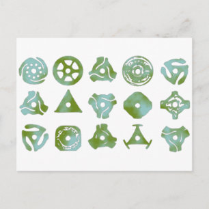 Carte Postale 15 45 adaptateurs ou inserts d'enregistrement