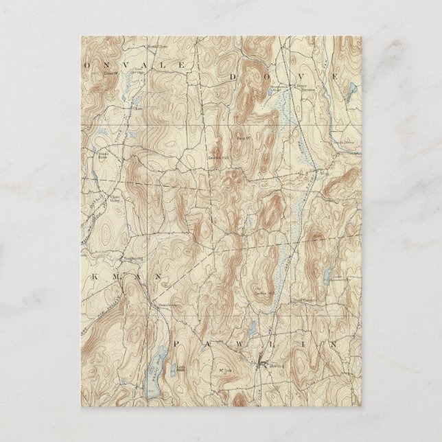 Carte Postale 15 Feuille de amour (Devant)