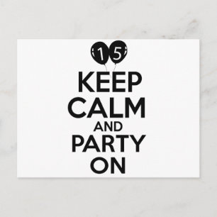 Carte Postale 15ème anniversaire de conception