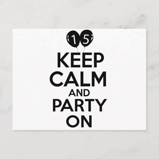 Carte Postale 15ème anniversaire de conception (Devant)