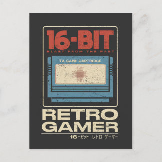 Carte Postale 16-bit Retro Gamer