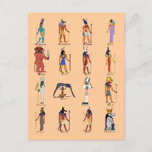 Carte Postale 16 dieux