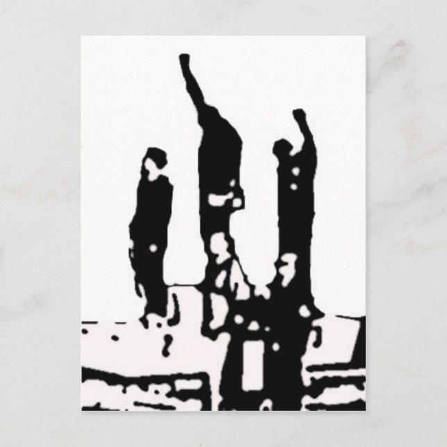 Carte Postale 16 octobre 1968 Mexico, Jeux olympiques d'été (Devant)