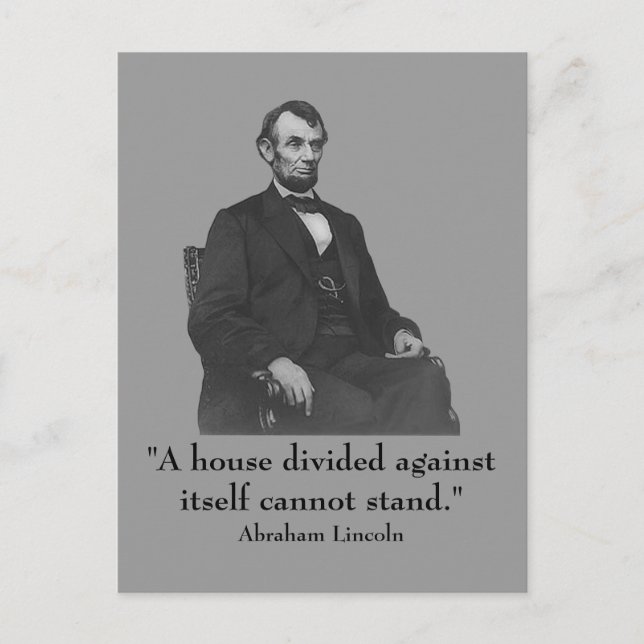 Carte Postale 16e Président Abraham Lincoln (Devant)