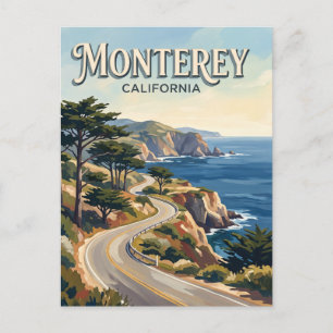 Carte Postale 17-Mile Drive Monterey Californie