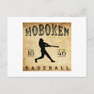 Carte Postale 1846 Hoboken New Jersey Baseball