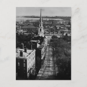 Carte Postale 1859 : Vue de Boston depuis la State House