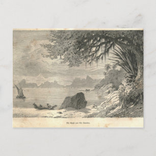 Carte Postale 1877 Imprimer Rio de Janeiro La Terre et son peupl