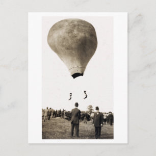 Carte Postale 1880 Ballons à air chaud acroates