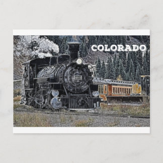 Carte Postale 1881 Chemin de fer Durango & Silvertown Narrow Gag