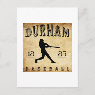 Carte Postale 1885 Durham North Carolina Baseball