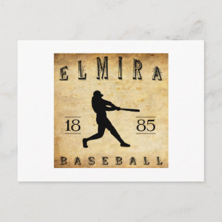 Carte Postale 1885 Elmira New York Baseball
