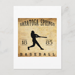 Carte Postale 1885 Saratoga Springs New York Baseball