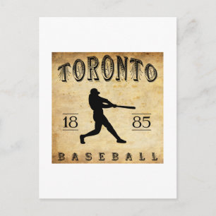 Carte Postale 1885 Toronto Ontario Canada Baseball