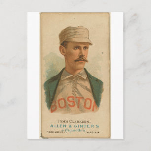 Carte Postale 1887 John Clarkson Boston Beaneaters