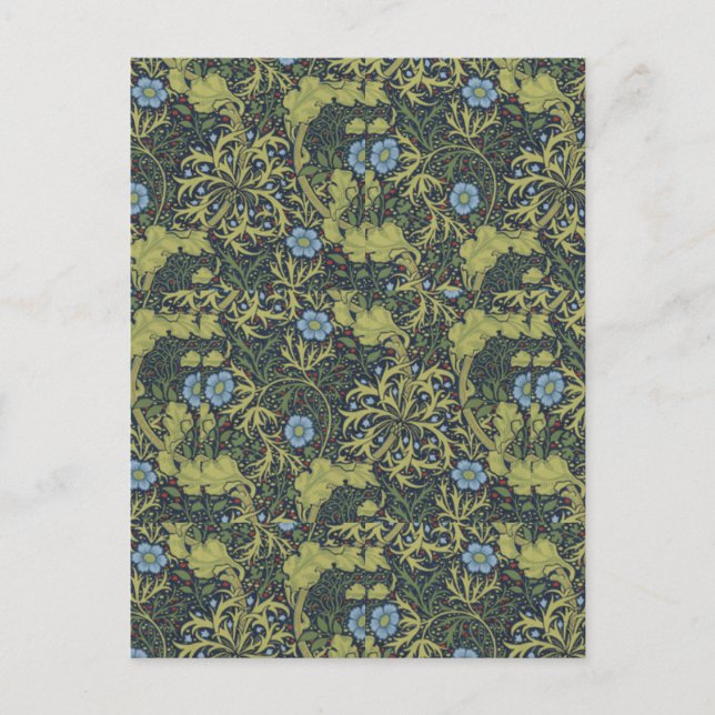 Carte Postale 1890 Algues Vintages William Morris (Devant)