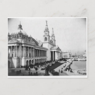 Carte Postale 1893 Columbia Exposition, Palais des Arts Mécaniqu