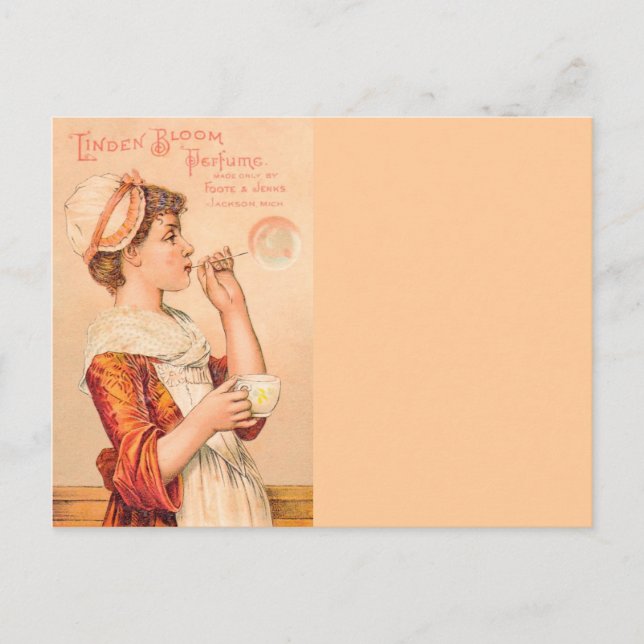 Carte Postale 1893 Linden Bloom Parfum (Devant)