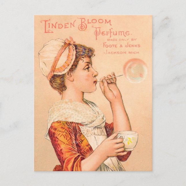 Carte Postale 1893 Linden Bloom Parfum (Devant)