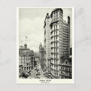 Carte Postale 1898 Park Row, New York