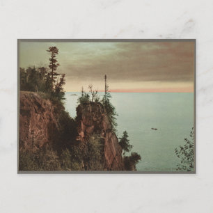 Carte Postale 1898 Pulpit Rock, Presque Isle Park Marquette, MI