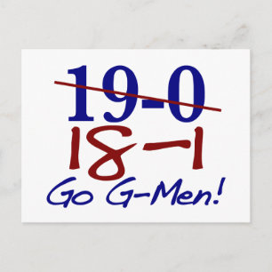 Carte Postale 18-1 Go G-Men