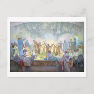 Carte Postale #18 Serment d'Omladina sous l'arbre slave de Linde