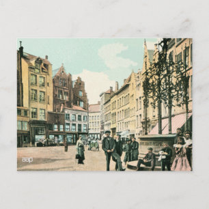 Carte Postale 1900 Anvers Belgique centre-ville restauré