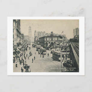 Carte Postale 1906 Herald Carré, New York City Vintage