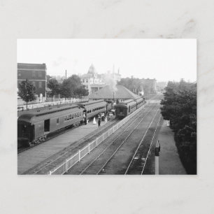 Carte Postale 1906 Masse Petosky de la station de banlieue.