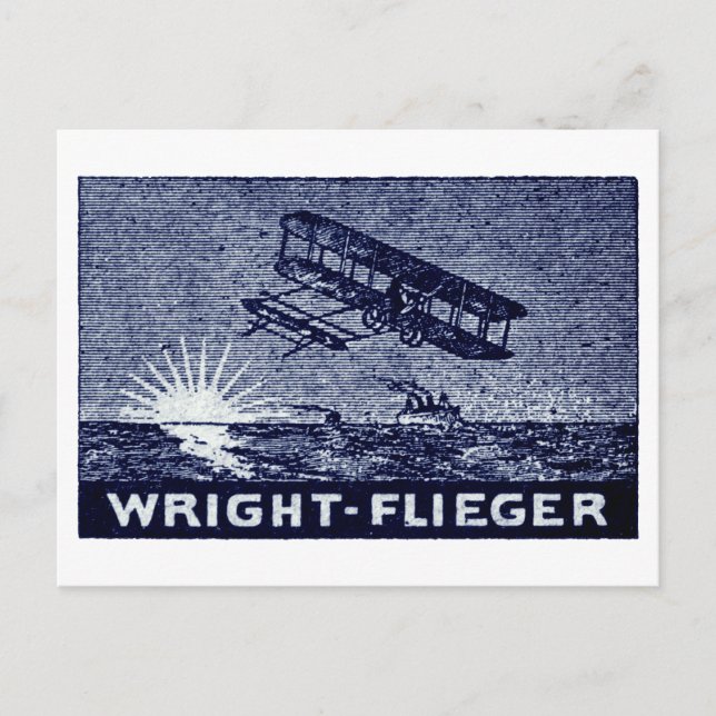 Carte Postale 1909 Wright Brothers Aircraft (Devant)