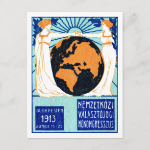 Carte Postale 1913 Droit de vote des femmes