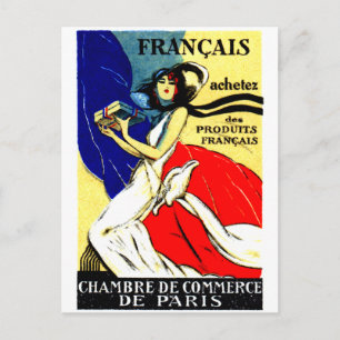 Carte Postale 1920 Achat de produits français Poster