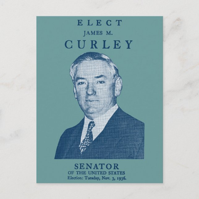 Carte Postale 1936 Elect Curley au Congrès (Devant)