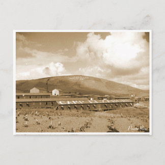 Carte Postale 1938 Camp de travail de Porto Rico PRRA New Deal V