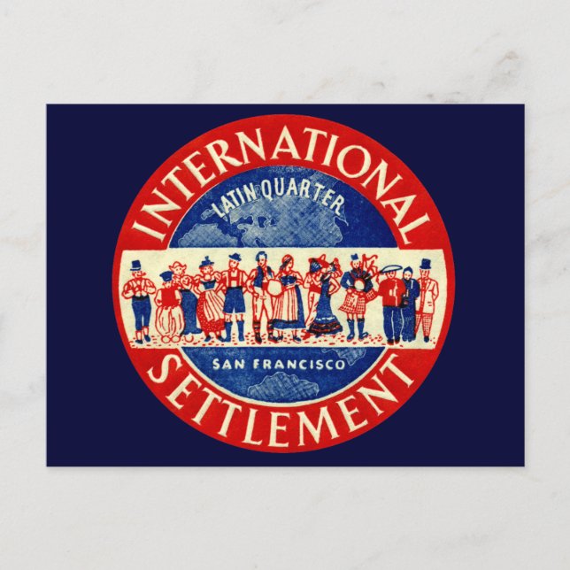 Carte Postale 1940 Règlement international San Francisco (Devant)