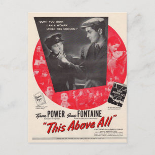Carte Postale 1942 This Above All movie poster