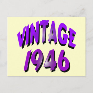 Carte Postale 1946 vintage