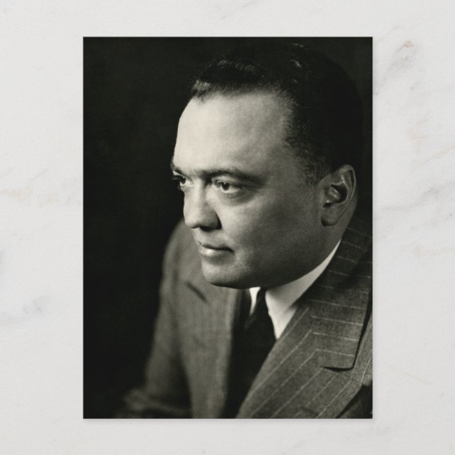 Carte Postale 1947 Directeur du FBI J. Edgar Hoover (Devant)