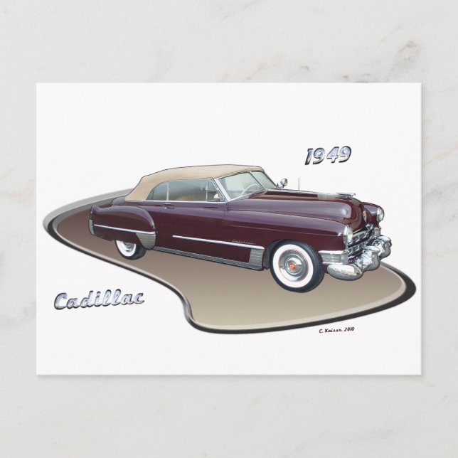 CARTE POSTALE 1949 CADILLAC (Devant)