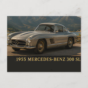 Carte Postale 1955 Mercedes-Benz 300 SL Gullwing Classique Allem