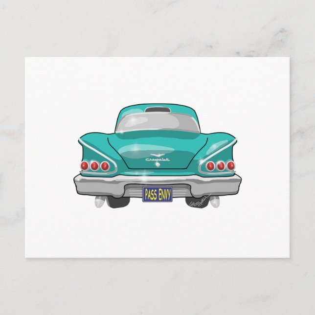 Carte Postale 1958 Impala Pass Envy (Devant)