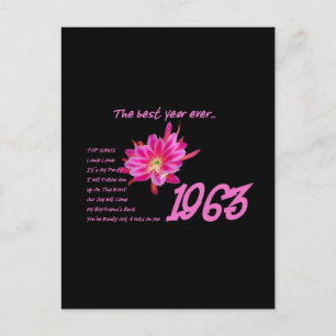 Carte Postale 1963 OLDIES Anniversaire Anniversaire Reunion Don