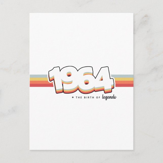 Carte Postale 1964 The birth of legends (Devant)