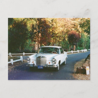 Carte Postale 1965 Mercedes Benz 220SEb coupe  classic car