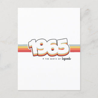 Carte Postale 1965 The birth of legends