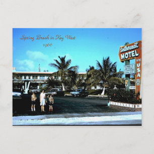 Carte Postale 1966 Southernmost Motel Key West, Spring Break ...