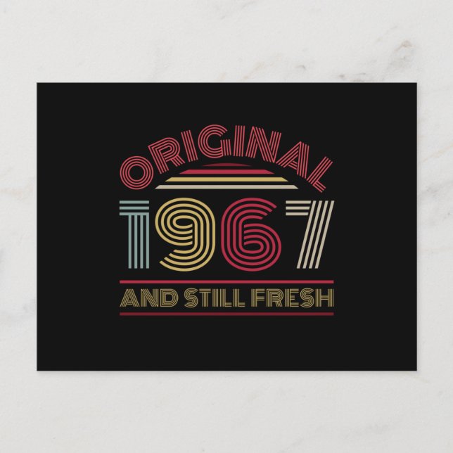 Carte Postale 1967 55. Birthday (Devant)