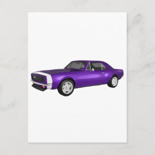 Carte Postale 1967 Camaro SS : Purple Finish : 3D Model :