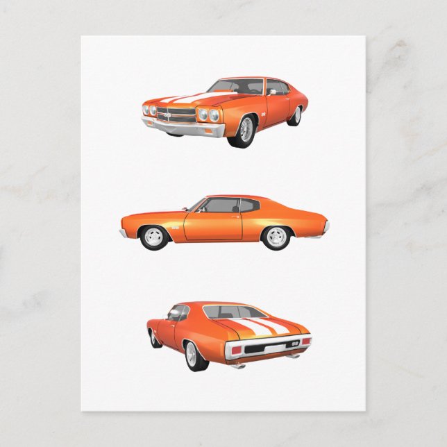 Carte Postale 1970 Chevelle SS : (Devant)